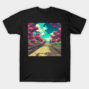 Anime Style Landscape T-Shirt